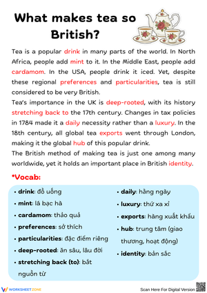 Exploring the British Tea Culture