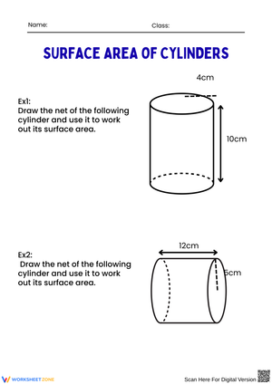 Exploring Surface Area of Cylinders