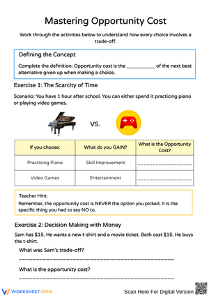 Mastering Opportunity Cost Through Real-Life Scenarios