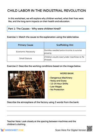 Exploring Child Labor During the Industrial Revolution