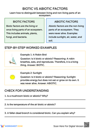 Understanding Biotic and Abiotic Factors in Ecosystems