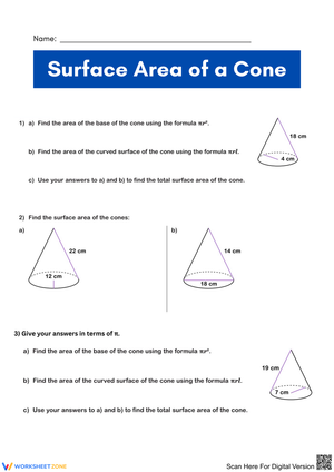 Understanding Surface Area of Cones