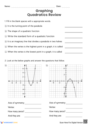 Understanding Quadratics: Graphing and Review