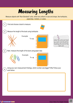 Measuring Lengths With Non-Standard Units