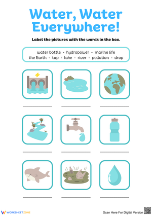 Labeling Water-Themed Pictures for Learning