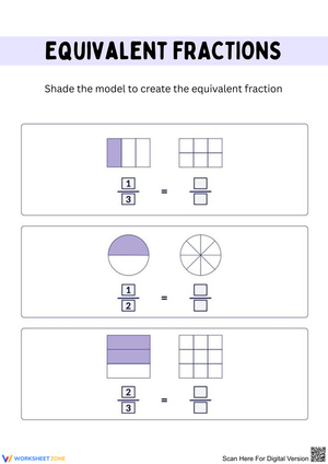 Understanding Equivalent Fractions Through Visual Models