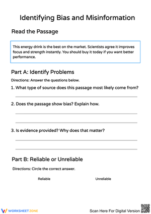 Identifying Bias and Misinformation