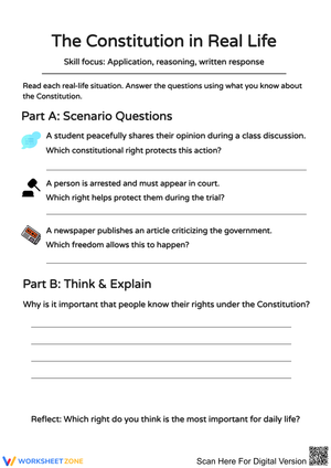 Applying Constitutional Rights in Real-Life Situations