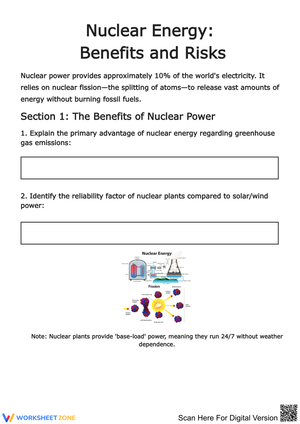 Nuclear Energy: Benefits and Risks