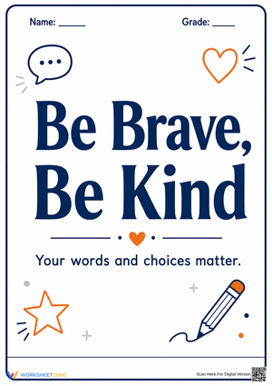 Grade 3 Positive Behavior — Printable No-Prep Resource