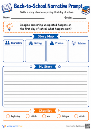 Essential Back-to-School Narrative Writing Prompt