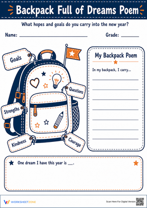 Backpack Full of Dreams Poem | Essential Grade 4 ELA