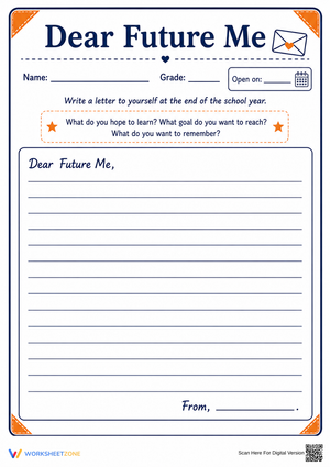 Dear Future Me Letter Writing | Essential Grade 5 ELA