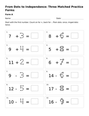 Addition and Subtraction within 20 | Complete Grade 1 Math