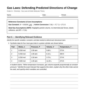 Essential Gas Laws Predictions | Grade 11 Chemistry