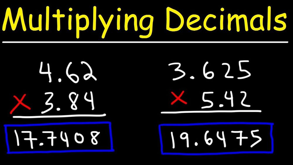Multiplying Decimals Quiz 