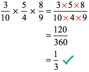 Multiplying Fractions Quiz (Multiple Choice)
