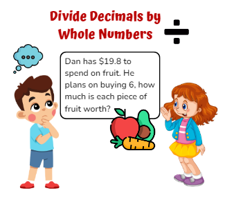Divide Decimals by Whole Numbers: Word Problem