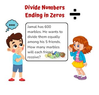 Divide Numbers Ending in Zeros: Word Problems