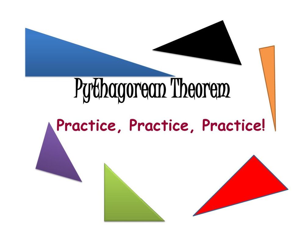 Pythagorean Theorem Practice