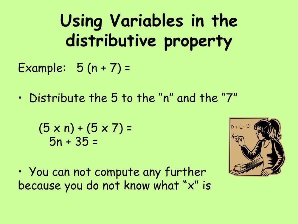 Simplify Multiplication Using Distributive Property