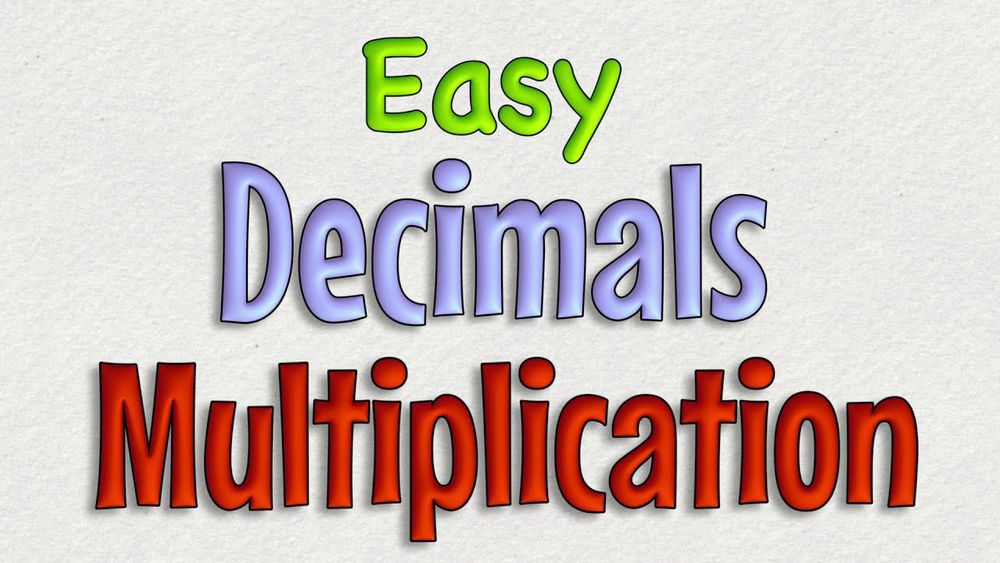 Multiplying Decimals Quiz 