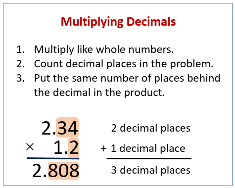 Multiplying Decimals: Word Problems
