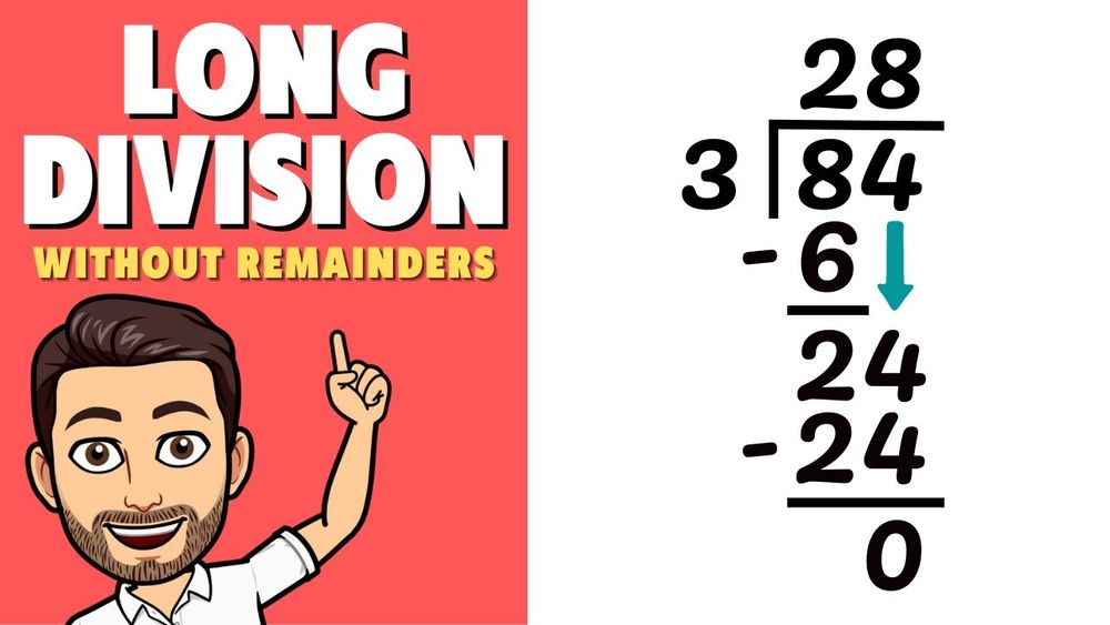 Long Division Without Remainders Quiz