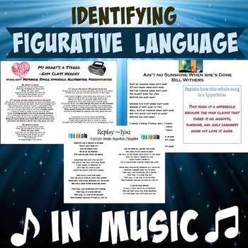 Figurative Language in Songs: A Literary Quiz