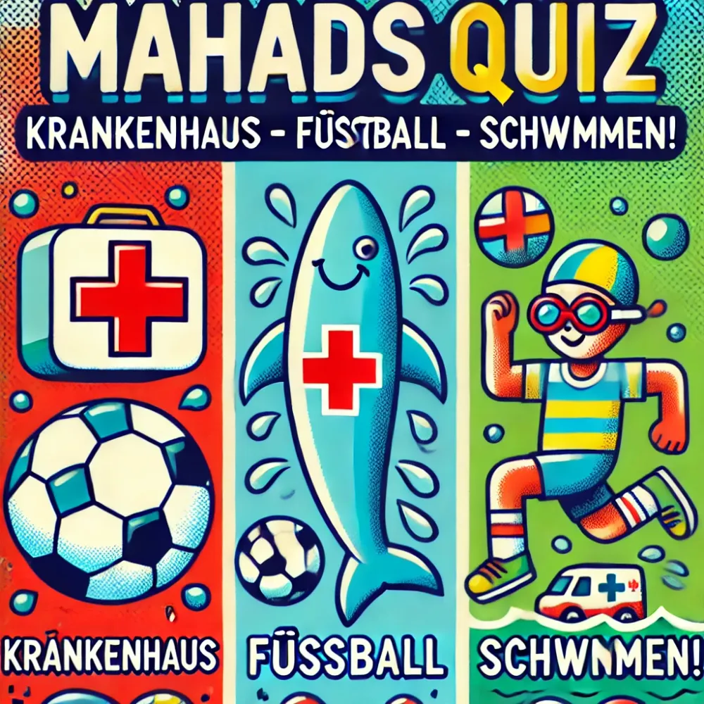 Teste dein Wissen! Krankenhaus – Fußball – Schwimmen