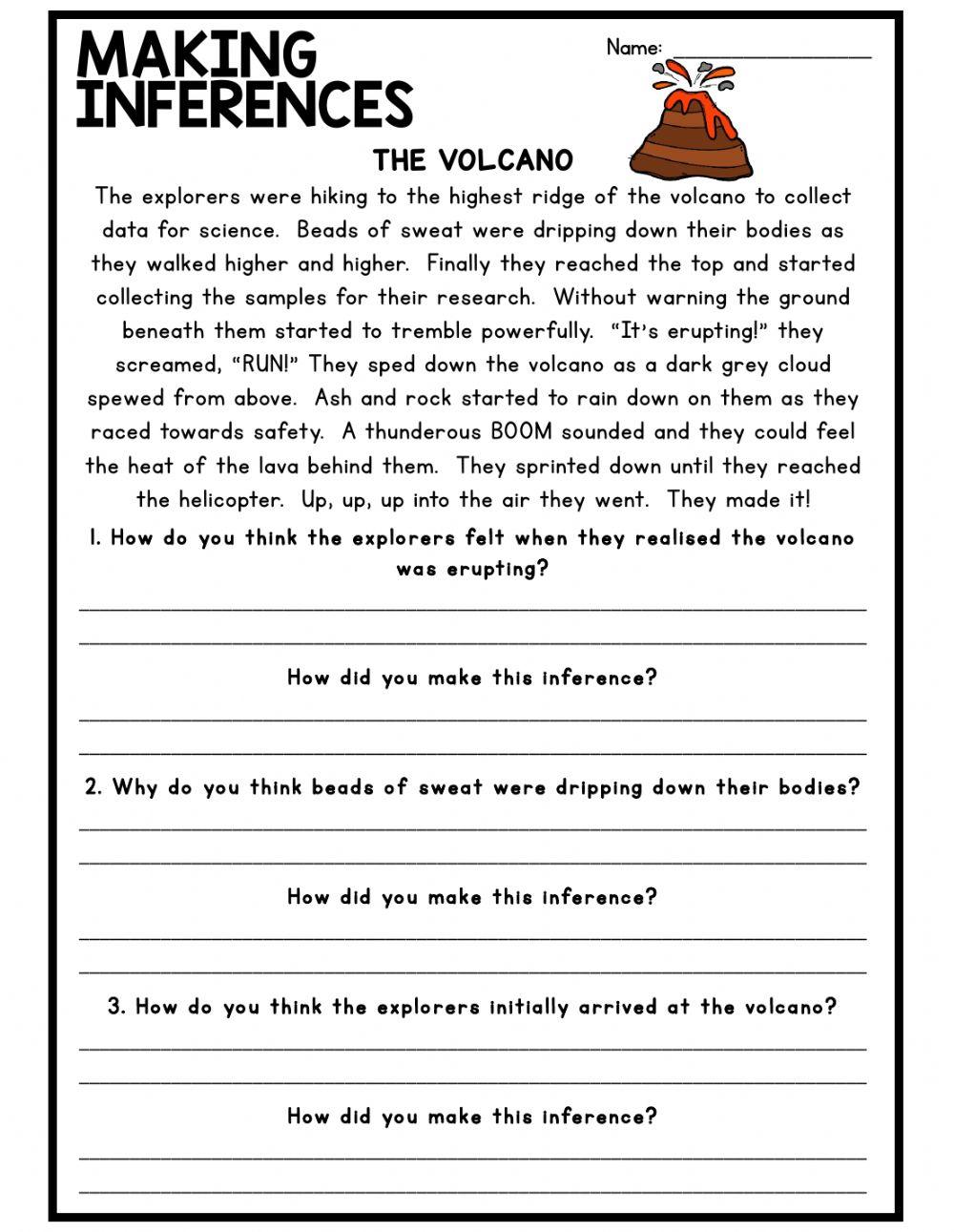 6th grade making inferences worksheets pdf | Worksheetzone