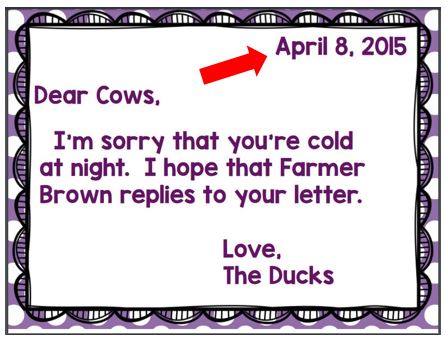 Friendly Letter Format Quiz for Kids