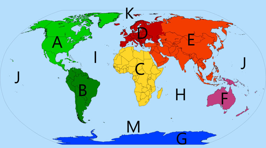 Continents and the Oceans