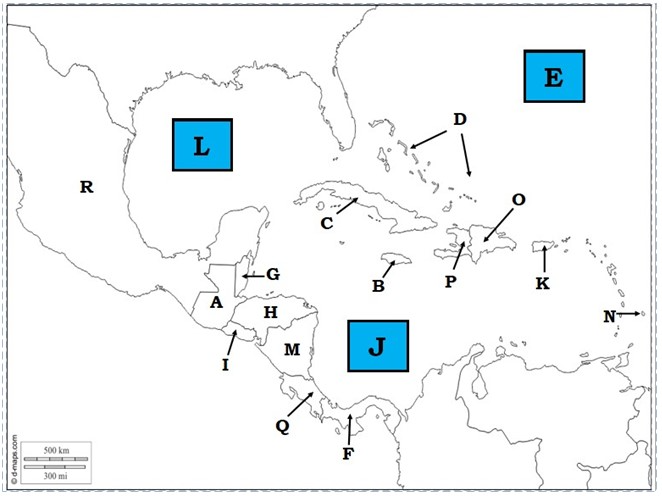 Identify Countries on a Map