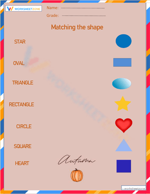 Matching Shapes Worksheet for Early Learning