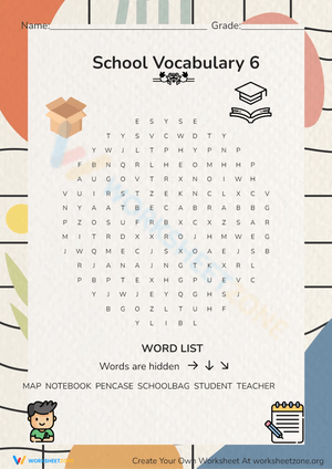 School Vocabulary 6