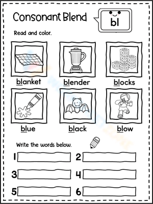 Consonant Blend - "Bl"