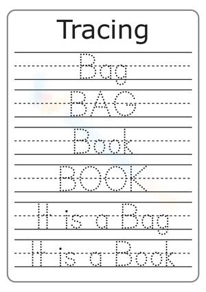 Tracing Fun: Easy Words for Little Hands