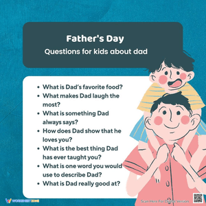 Fun Father's Day Questions for Kids to Celebrate Dad