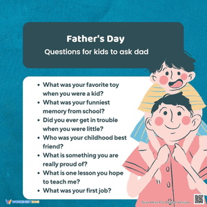 Thoughtful Father's Day Questions for Kids to Ask Dad